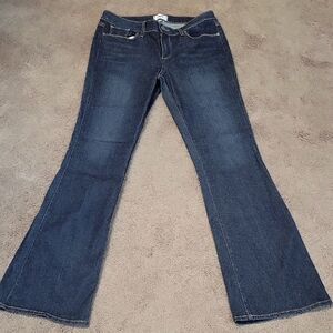 PAIGE Dark Blue Flare Jeans